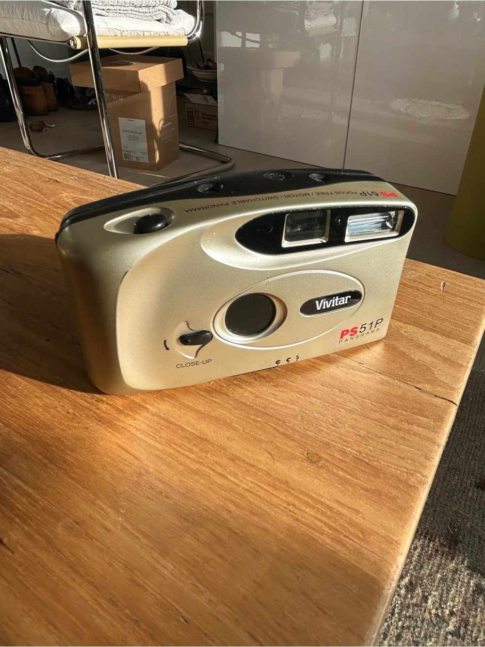 VIVITAR PS51P Gold Compact Film Camera